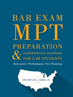 cover image of Bar Exam MPT Preparation & Experiential Learning For Law Students